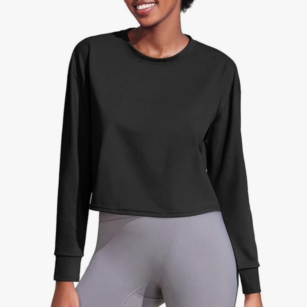 ELESOL Mock Neck Long Sleeve Black Size XL Shirt - Picture 3 of 10